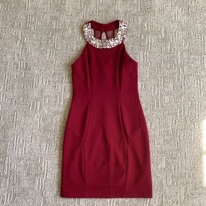 Red Body Con Dress